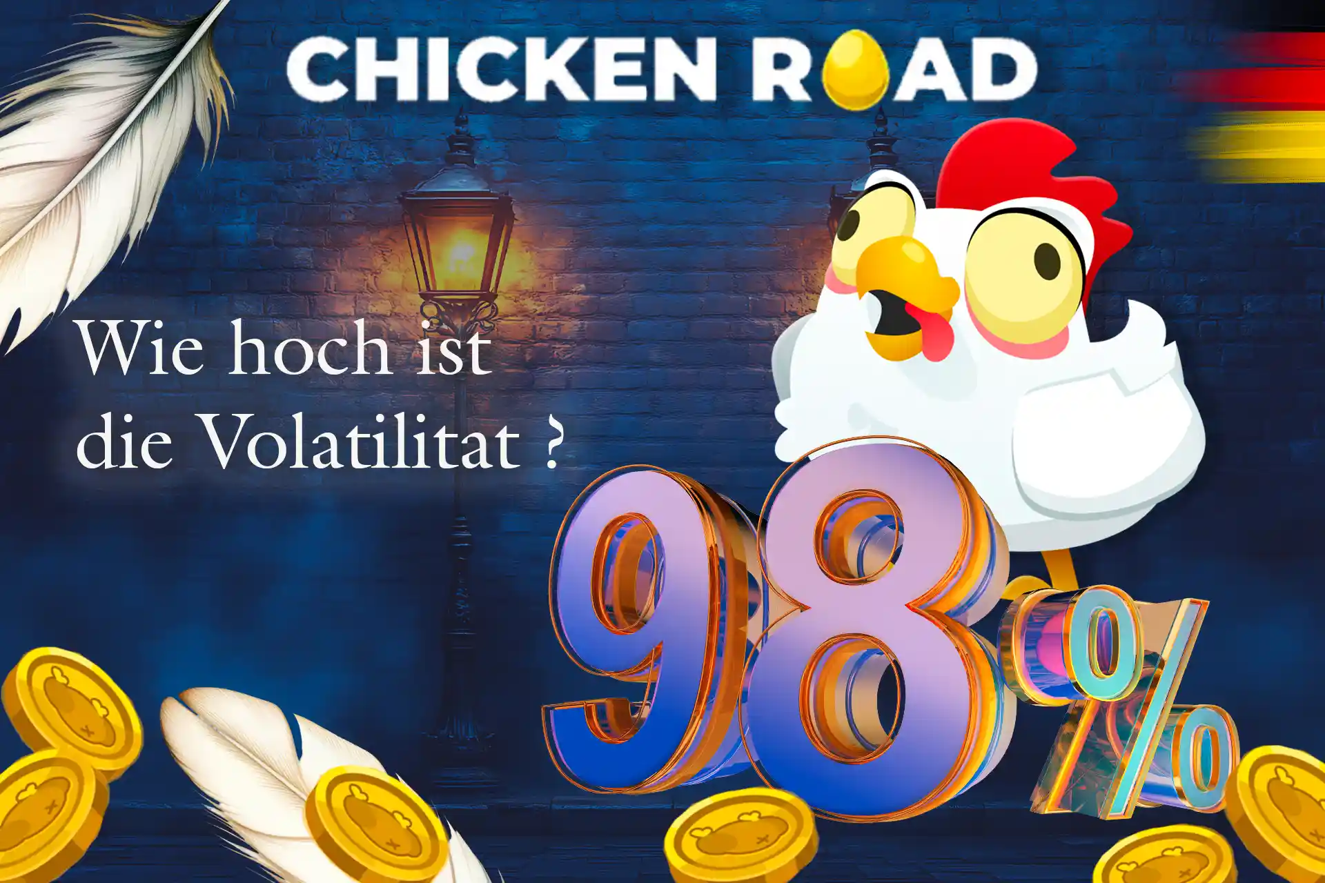 Chicken Road ist ein Spielautomat mit geringer bis mittlerer Volatilität.